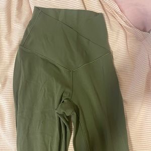 Aerie crossover flared leggings